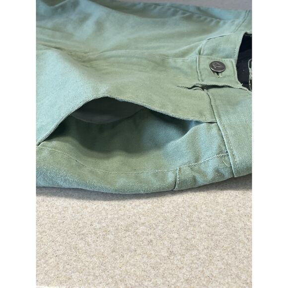 Volcom Green Chino Shorts Women’s Size 28 Skater Vibe Outdoors Summer Wear - Picture 9 of 12